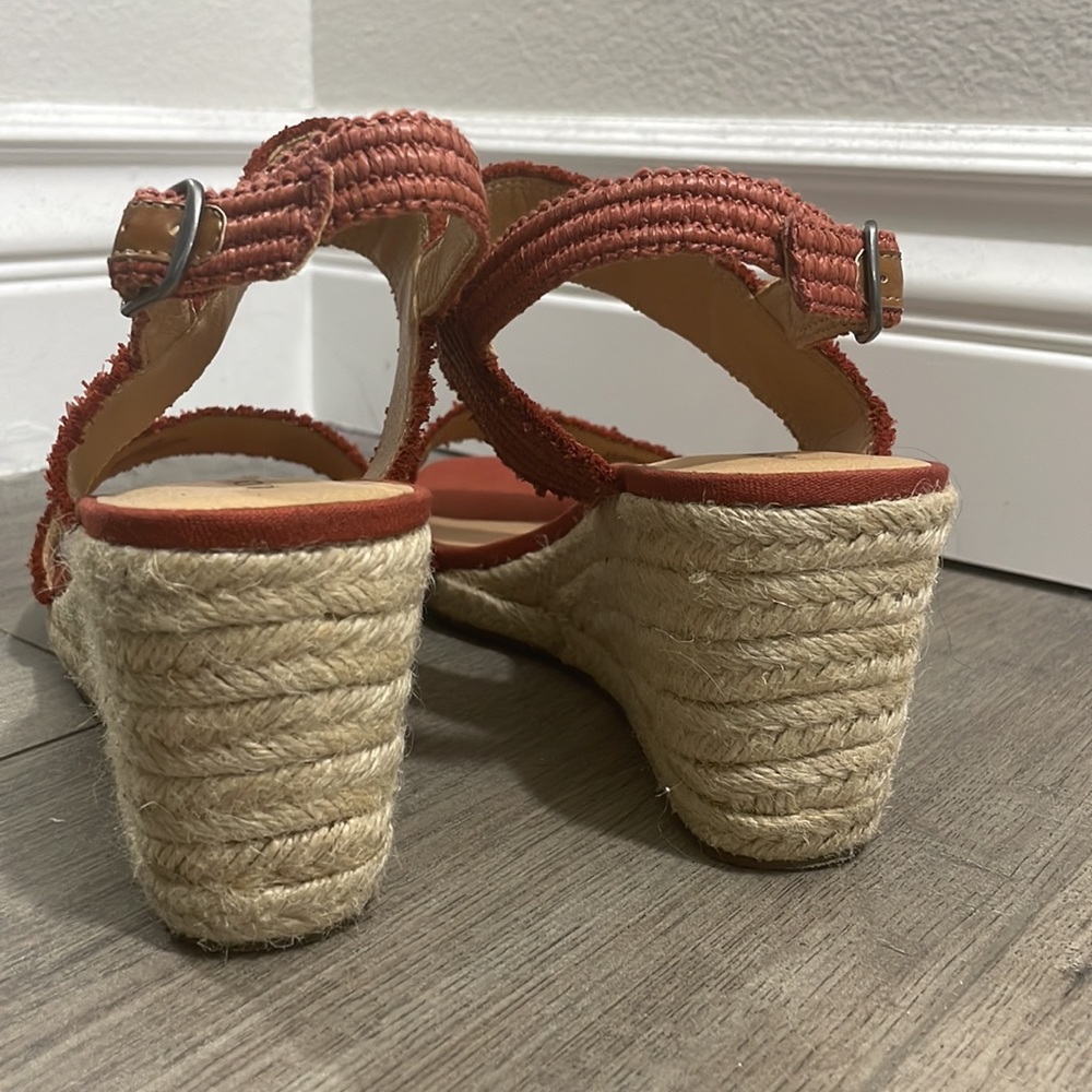 Lucky Brand Minjah Espadrille Wedge Sandal - Sumac - Picture 12 of 14